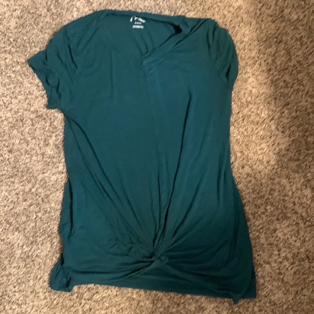 12-14 turquoise blouse